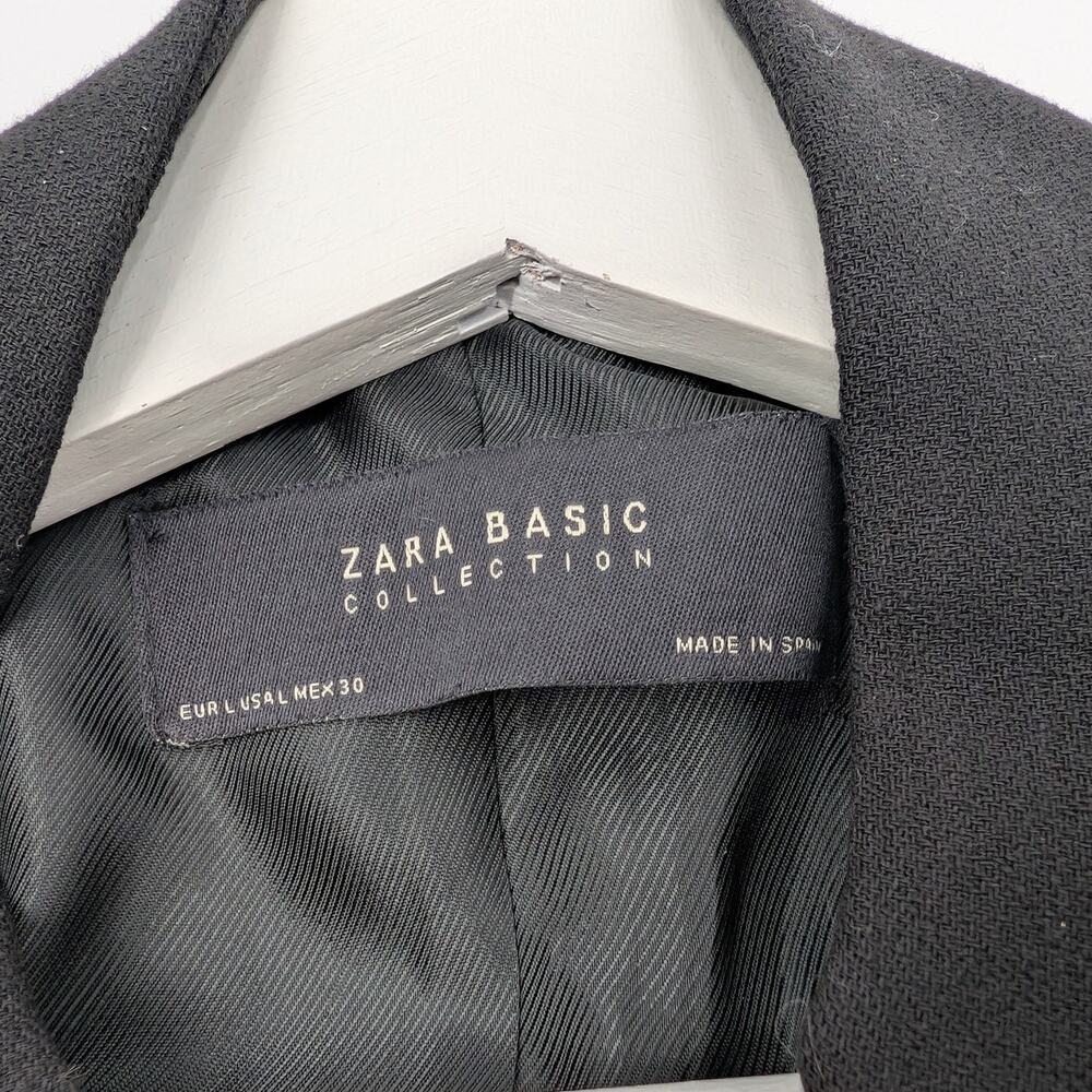 Zara Basic Collection One Button Blazer Black Wom… - image 2